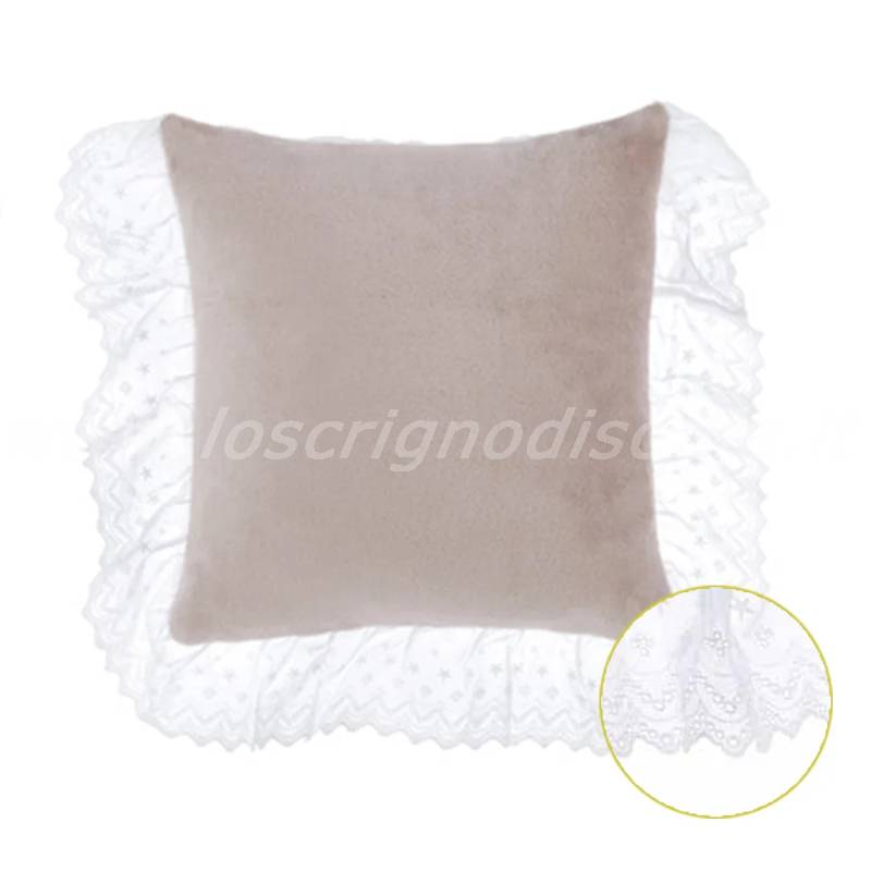 Cuscino Arredo Quadrato Di Bifulco Biancheria 40x40cm In Raso Jacquard - 5